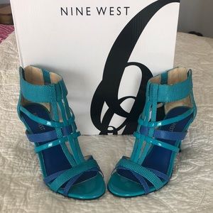 Nine West strappy heels